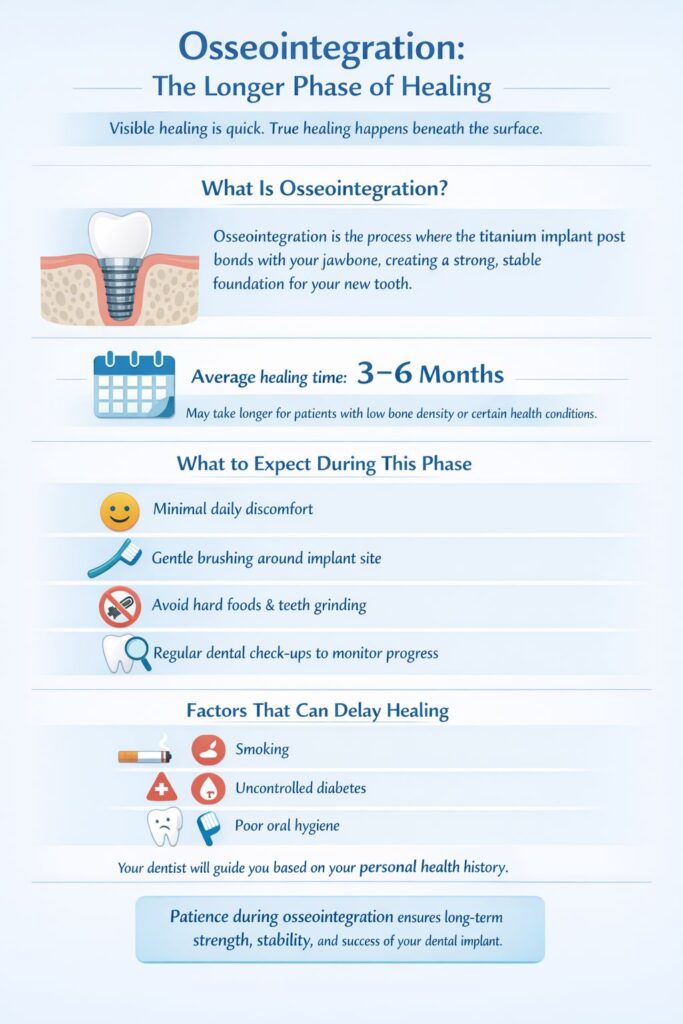 osseointegration: the longer phase of healing